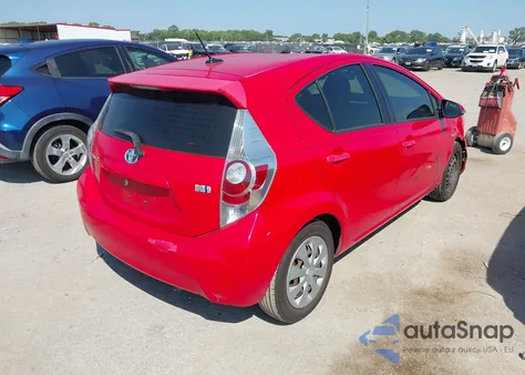 2012 Toyota Prius C Three from USA, damaged, VIN JTDKDTB36C1512060